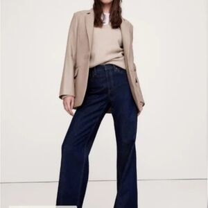 Banana Republic Dark Blue Flare Jeans